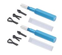 Leatikall Floor Welding Tools, 2 Set 4Pcs Floor Skiving Knifes HSS Blades Aluminum Alloy Handle Yin Yang Corners PVC Plastic Trimming Skiving Knifes