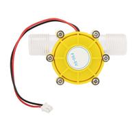 Leatikall Micro Hydro, F50 Regulated DC Micro Hydroelectric Generator Water Flows Pump Turbine Hydroelectric Power Energy Generator (F50 5V transparent yellow)