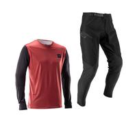 Leatt 1.0 Bicycle Cycle Bike MTB Ride Kit Dusty Red