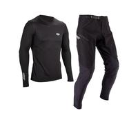 Leatt 1.0 MTB Bicycle Cycle Bike Ride Kit Black
