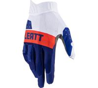 Leatt 1.5 GripR Motocross Gloves, white-red-blue, size S