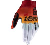 Leatt 1.5 GripR Sunrise 2025 Motocross Gloves, black-white-orange, size 2XL for Men