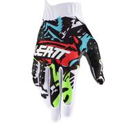 Leatt 1.5 GripR Zebra Motocross Gloves, black/white/red/blue, size S