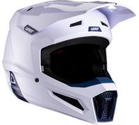 Leatt 2.5 V26 Motocross Helmet, white/blue, size M (57/58)