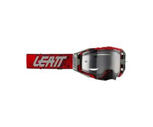 Leatt 2024 Goggles Velocity 6.5 Enduro Red - Clear Lens MX Motocross