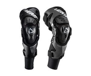 Leatt 2024 X- Frame Hybrid Knee Braces Black Motocross MX Off Road Quad ATV