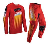 Leatt 3.5 Motocross Jersey Pants Gear Kit Red XL/36in Only