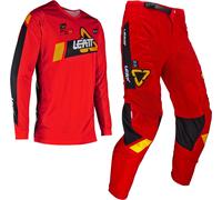 Leatt 3.5 Ride 2024 Motocross Jersey and Pants Set, red/black, size L