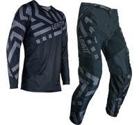 Leatt 3.5 Ride Pattern 2024 Motocross Jersey and Pants Set, black/anthracite, size L