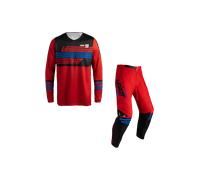 Leatt 3.5 V.27 Youth MX Clothing Kit Stripes RedS Stripes Red