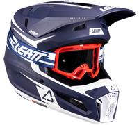 Leatt 3.5 V26, motocross helmet L Matt Dark Blue/White/Red