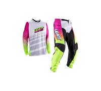 Leatt 3.5 V26 Youth MX Clothing Kit Retro PinkL Retro Pink