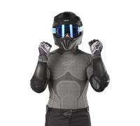 Leatt 3DF Hybrid Elbow Protectors, black, size 2XL for Men