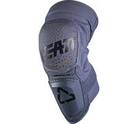 Leatt 3DF Hybrid Motocross Knee Protectors, grey-blue, size S M for Men