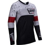 Leatt 4.5 Enduro Patch 2025 Motocross Jersey, black/grey/red, size L