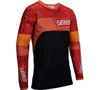 Leatt 4.5 Enduro Patch 2025 Motocross Jersey, black/orange, size M