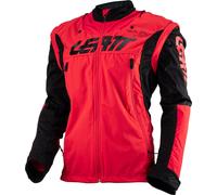 Leatt 4.5 Lite Waterproof Motocross Jacket, black-red, size 2XL for Men