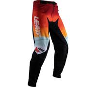 Leatt 4.5 Sunrise 2025 Motocross Pants, black-white-red-orange, size M for Men