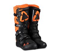 Leatt 4.5 Motocross Boots, black-orange, size 43