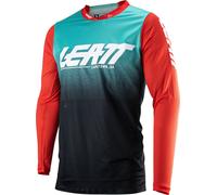 Leatt 4.5 X-Flow 2023 Motocross Jersey, red/black/blue, size M