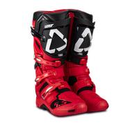 Leatt 5.5 FlexLock Motocross Boots, black-red, size 40 41 for Men