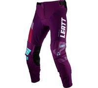 Leatt 5.5 I.K.S. Indigo, textile pants XL Violet/Turquoise/Yellow