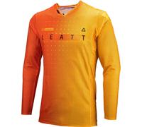 Leatt 5.5 Ultraweld Citrus 2024 Motocross Jersey, black-orange, size S for Men