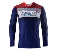 Leatt 5.5 Ultraweld 2024 Motocross Jersey, red-blue, size XL for Men