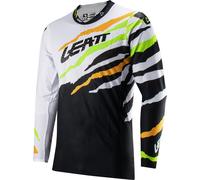 Leatt 5.5 UltraWeld Tiger Motocross Jersey, black/white/green, size M