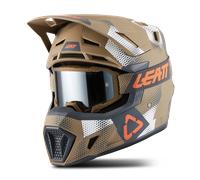 Leatt 7.5 V.27 MX Helmet Kit with Velocity 4.5 Goggles Camo Khaki BrownM Camo Khaki Brown
