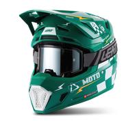 Leatt 7.5 V.27 MX Helmet Kit with Velocity 4.5 Goggles Jade GreenXL Jade Green