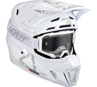 Leatt 7.5 White, motocross helmet XL White/Grey