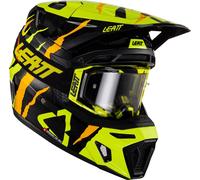 Leatt 8.5 Tiger Motocross Helmet with Goggles, black/yellow, size S (55/56)