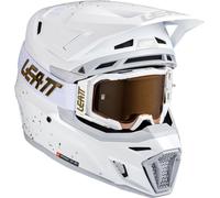 §Leatt Moto 8.5 MX Helmet With Goggles White§