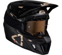 Leatt 9.5 Carbon Bronze 2025 Motocross Helmet with Goggles, carbon, size S for Men
