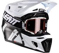 Leatt 9.5 Carbon V26, motocross helmet XL Carbon/Black/White