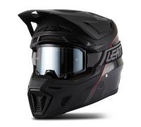 Leatt 9.5 V.27 MX Helmet Kit with Velocity 6.5 Iriz Goggles CarbonXS Carbon
