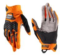 Leatt ADV 5.5 Rally Motorbike Motorcycle Textile Adventure Gloves - Orange