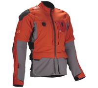 Leatt ADV 5.5 Rally Textile Motorcycle Adventure Jacket - Burn Red