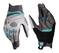 Leatt ADV 5.5 X-Flow Short Ladies Motorbike Motorcycle Gloves - Steel Grey