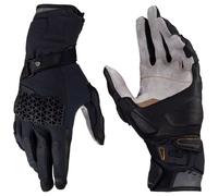 Leatt ADV 7.5 X-Flow Adventure Motorcycle Textile Gloves - Stealth Black / Grey