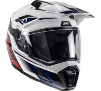 Leatt ADV 8.5 Helmet with Goggles, black-carbon-red-blue, size XL for Men