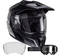 Leatt ADV 9.5 Carbon Motorbike Motorcycle Adventure Helmet - Carbon
