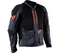 Leatt Adventure FlowTour 4.5 Short V26, textile jacket XXL Dark Grey/Black/Orange