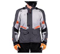 Leatt ADV Flowtour 5.5 waterproof Motorcycle Textile Jacket, grey, size 2XL for Men