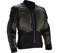 Leatt ADV Flowtour 5.5 waterproof Motorcycle Textile Jacket, black-green, size L for Men
