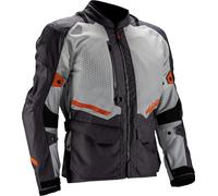 Leatt ADV Flowtour 5.5 waterproof Motorcycle Textile Jacket, grey, size S for Men