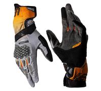 Leatt ADV Hydradri 5.5 waterproof Motorcycle Gloves, black/grey/orange, size M