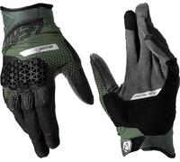 Leatt ADV Hydradri 5.5 Short waterproof Motorcycle Gloves, black/olive, size 3XL