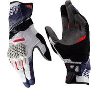 Leatt ADV Hydradri 5.5 waterproof Motorcycle Gloves, white/blue/red, size M
